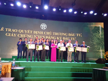 Hà Nội Loạt dự án BĐS lớn của BRG, Vingroup, Him Lam… chính thức được trao giấy chứng nhận đầu tư